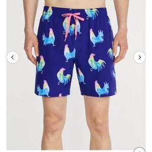 Chubbies men’s the Classic Swim Trunk The Fowl Play roosters 5.5” inseam
